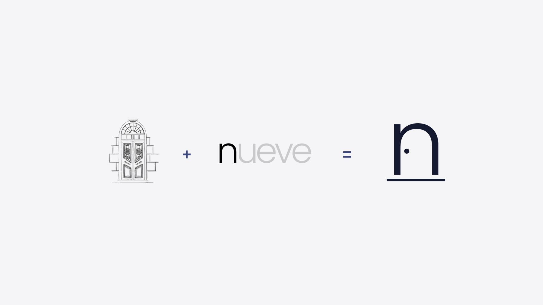 Concepto gráfico para identidad Casa Nueve