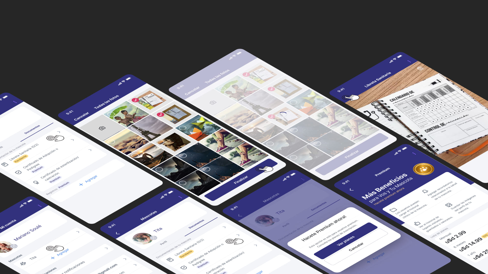 App mobile de Checkpet