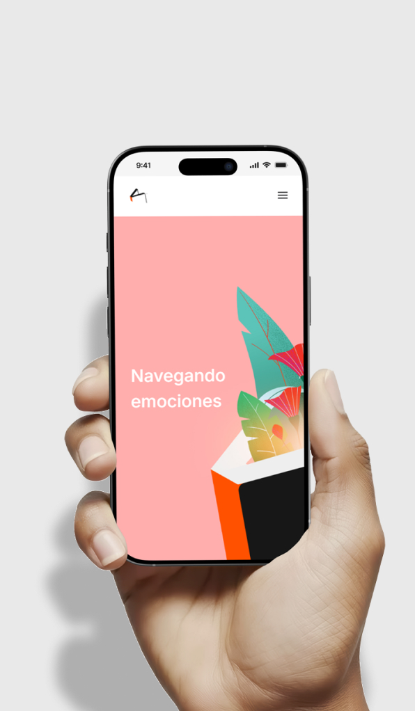 Aplicación mobile de la identidad de Cristina Vatra