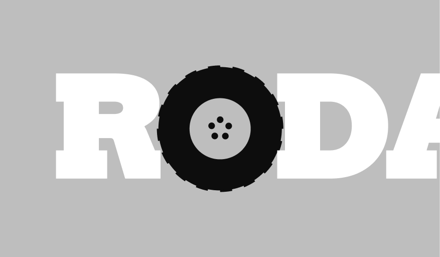 Isotipo actualizado de Rodabras con rueda agrícola