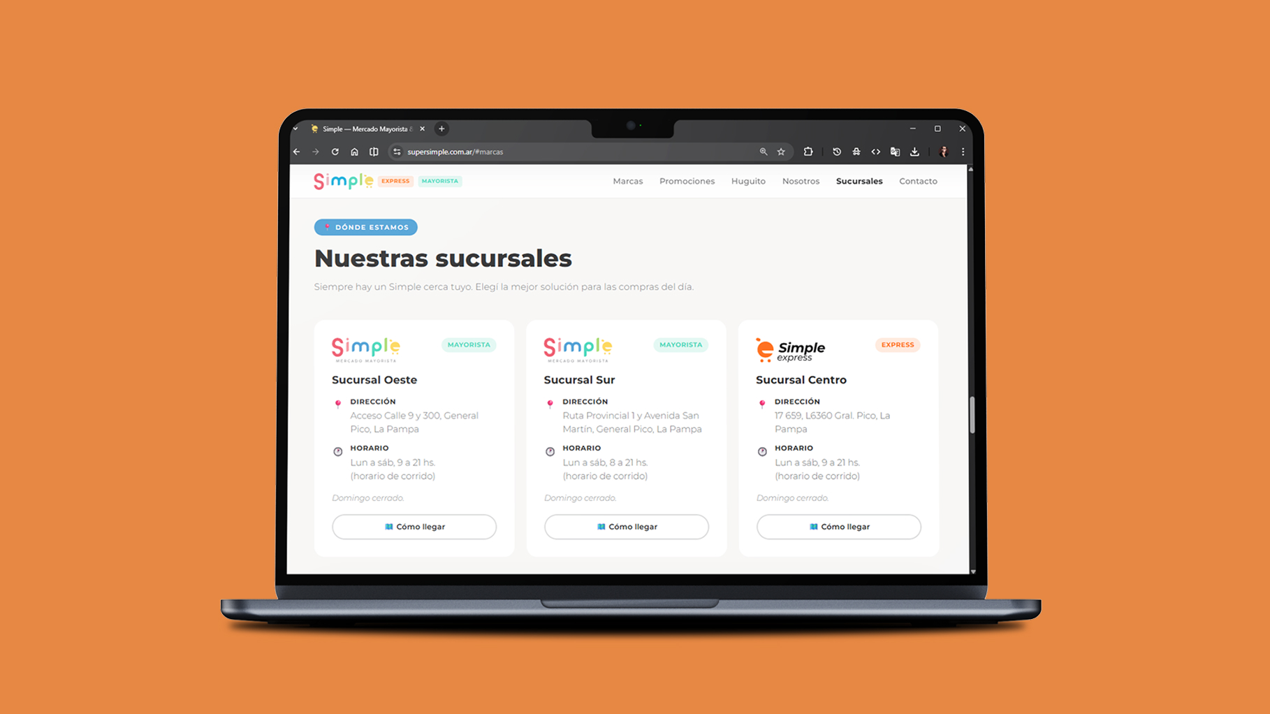 Landing Simple — promociones y beneficios diarios